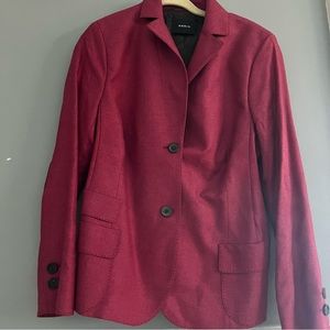 Akris Maroon Blazer Womens 12